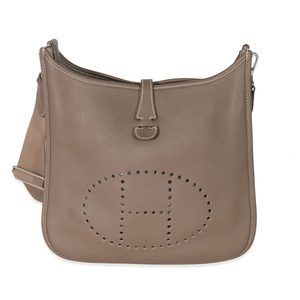 Hermès Clemence Etoupe Evelyne III PM